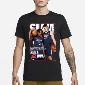 Dan Hurley Donovan Clingan And Stephon Castle Built 2 Win Shirt