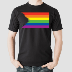 Nina Paley Pride Restored Flag Shirt