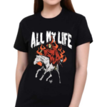 Fallinginreverse Store All My Life Reaper Horse Shirt