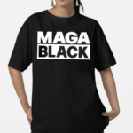 Maga Black Text Shirt