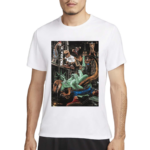 Statue Of Liberty Vs Dinosaur Meme Shirt