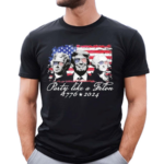 Party Like A Felon Shirt 1776 2024 America Flag Shirt