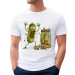 Cucumber Art Print Casual Shirt