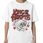 King Of Hearts Raglan Card Heart Shirt