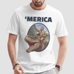 Teddy Roosevelt Allosaurus TR Merica Shirt