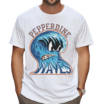 Pepperdine Waves Vintage Angry Wave Tee Shirt