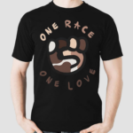 Ryan Clark Wearing One Race One Love Shirt