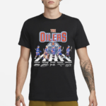 The Oilers Evander Kane Stuart Skinner Zach Hyman Leon Draisaitl Connor Mcdavid Abbey Road Signatures Shirt