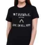 Mychemicalromance Store Give Em Hell Kid Shirt