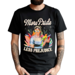 Jane Austen More Pride Less Prejudice Supporting LGBT Shirt