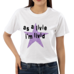 Olivia Rodrigo As A Live I Am Livid Star Shirt