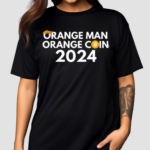 Orange Man Orange Coin Bitcoin Shirt