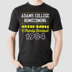 Adams College Homecoming 1984 Charity Carnival Shirt