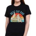 Best Cat Dad Ever Vintage Shirt