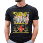 Mash 4077 52th Anniversary 1972-2024 Thank You For The Memories Shirt