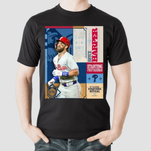 Bryce Harper Starting First Baseman All-Star Starts Reveal 2024 Shirt