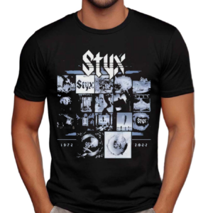 Styx World Clothing Styx 5 Decades Of Hits Shirt