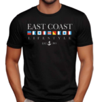 East Coast Lifestyle Boat Flag Shirt