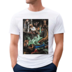 Statue Of Liberty Vs Dinosaur Meme Shirt