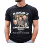 Mash In Memory Of Donald Sutherland 1935 2024 Thank You For The Memories Shirt