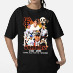 Willie Mays San Francisco Giants 1931 2024 Signature Thank You For The Memories Shirt