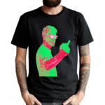 Anthony Bourdain Middle Finger Pose Shirt