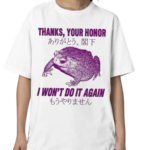 Tokyo Tiger I Won’t Do It Again Frog Washed Shirt