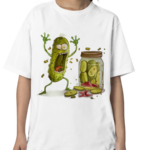 Cucumber Art Print Casual Shirt