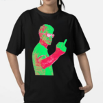 Anthony Bourdain Middle Finger Pose Shirt