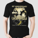 60th Anniversary 1964-2024 The Velvet Underground Signature Thank You For The Memories Shirt