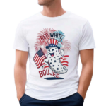 Red White and Boujee Usa Flag Shirt