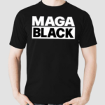 Defender Of The Republic Weraing Maga Black Shirt