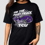 On the fast track to TCU Horned Frogs Painting Shirt