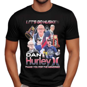 Let’s Go UConn Huskies Dan Hurley Thank You For The Memories Signature Shirt