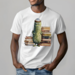 Cucumber Book Print Casual Shirt