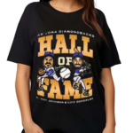 D Backs Hall Of Fame Ceremony Luis Gonzalez And Randy Johnson Shirt