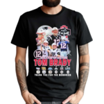 Greatest Of All Time Tom Brady Thank You For The Memories Shirt