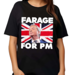 Clacton Calling Farage For Pm Britain Flag Shirt