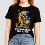 My Pronouns Are Usa Tee Shirt