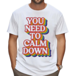 You Need To Calm Down Pride Parade Shirt