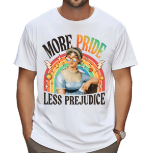 Jane Austen More Pride Less Prejudice LGBTQ Shirt
