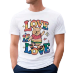 Winnie The Pooh Love Is Love Pride Shirt