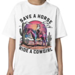 Save A Horse Ride A Cowgirl Pride Month Shirt