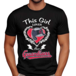 This Girl Loves Her Indiana Guardians Diamond Heart Hat Shirt