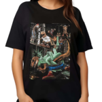 Statue Of Liberty Vs Dinosaur Meme Shirt