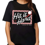 Hit It Hard Checkerboard Tee Shirt