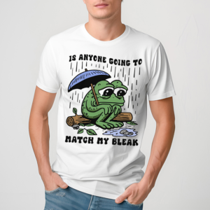 Frog Is Anyone Going To Match My Bleak Shirt