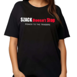 Zack Morris $Zack Doesn't Stop Power To The Traders Shirt