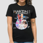 Maroon 5 30th Anniversary Collection Fan Guitar Shirt