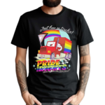 Just Keep On Truckin Pride Rights We’re It For The Long Haul LGBT Flag Shirt